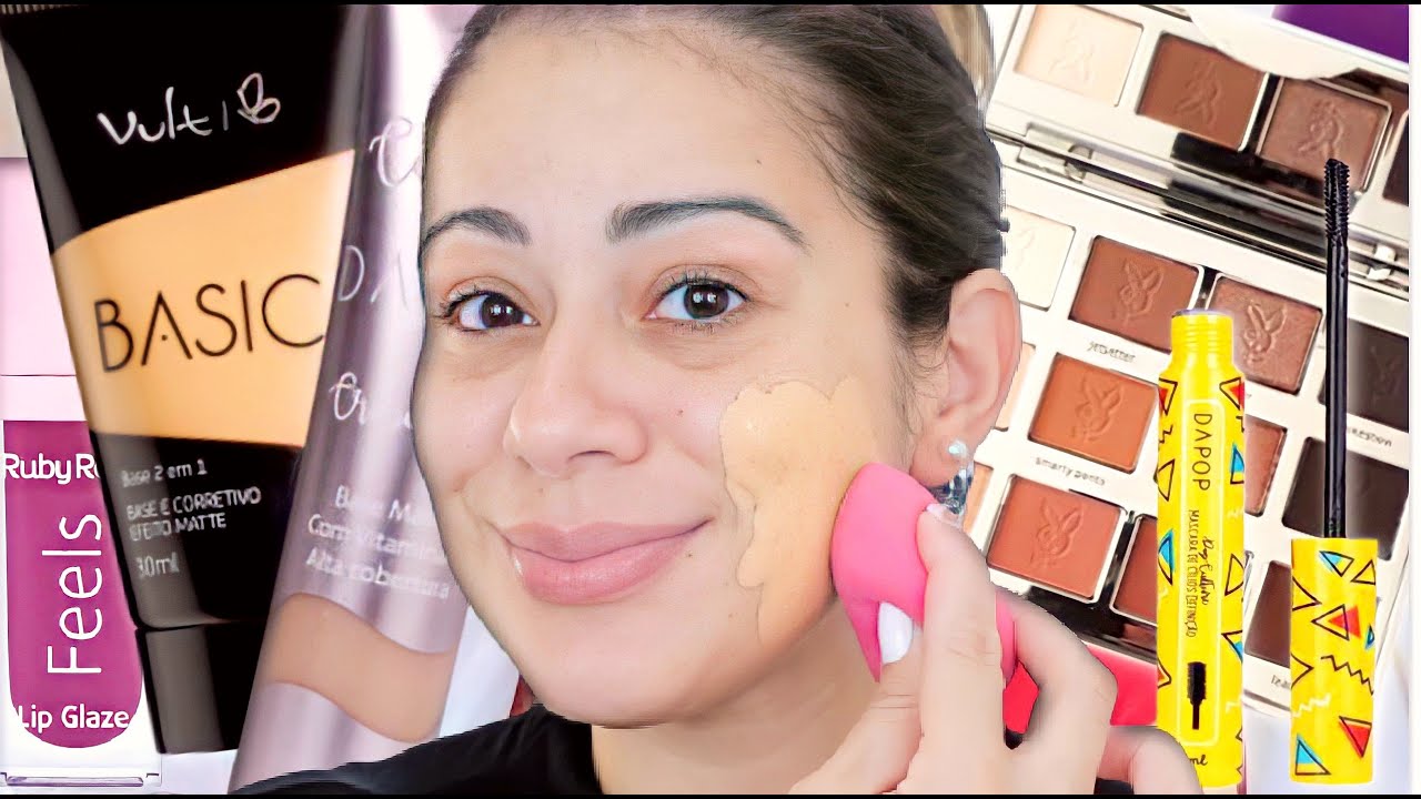 MAQUIAGEM COM BARATINHOS  *MAKES ATÉ R$10 * MADUREIRA