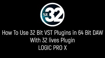 How To Use 32 Bit VST Plugins in 64 Bit DAW with 32 Lives Plugin in Logic Pro X