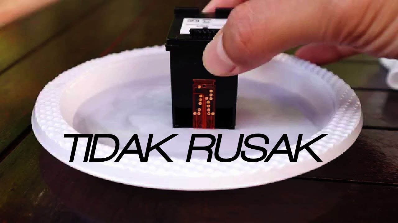 CARA MEMPERBAIKI TINTA PRINTER YANG KERING