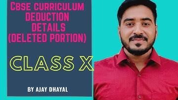 CBSE NEWS l DELETED CHAPTERS l CLASS 10th SCIENCE l SYLLABUS REDUCTION FOR 2020 -2021 l 30%REDUCTION