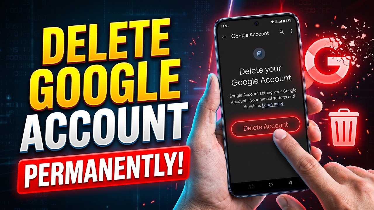 How to Delete Google Account Permanently on Android (Quick & Easy ...