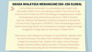 KAJIAN KES SEJARAH (2021)  - Malaysia Dalam Isu Global