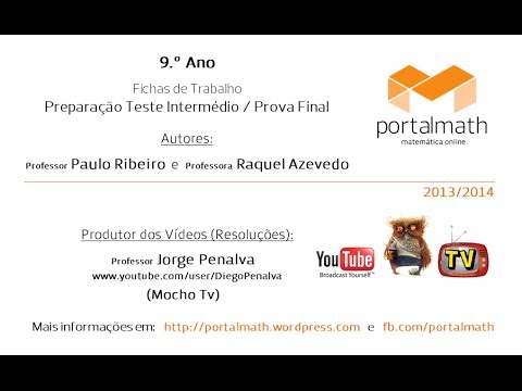 Função Quadrática, afim e regras das potências Prova Modelo I Q9 Portalmath