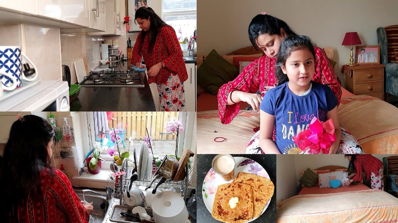 Indian Housewifes Morning Breakfast and Cleaning Routine 2020  Indian Moms Everyday Busy Routine