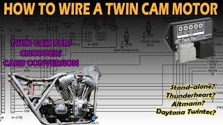 How to wire a (Carb'd) Harley Twin Cam motor (Pros and cons of stand-alone vs OEM style)