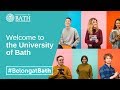 Welcome to the university of bath