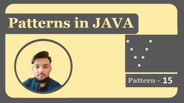 Java Star pattern program - 15