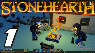 Stonehearth Alpha 5 | E01 "Getting Started!" (Gameplay / Playthrough /1080p)