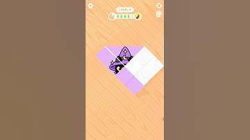 Paper fold gameplay level 4 [android,iOS] #shorts #igamez #paperfold