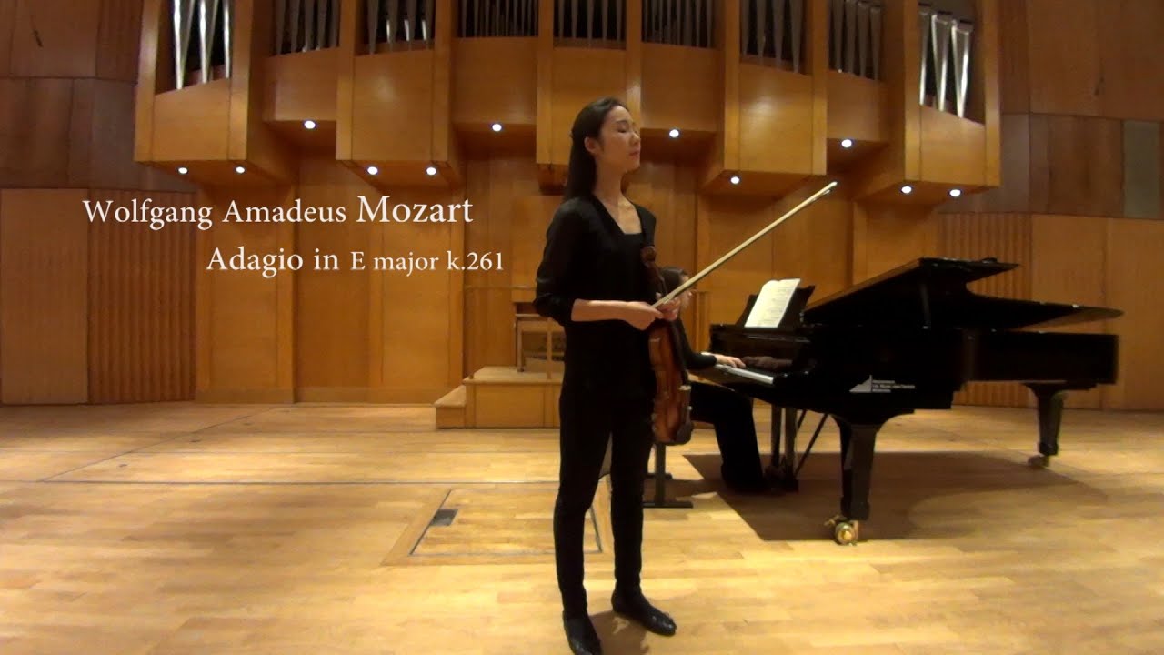 Mozart Adagio in E Major K 261 - YouTube