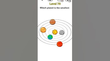 Brain Us Level 76 Which planet is the smallest? Gameplay Solution Walkthrough