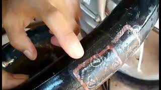 Today I touch the wheel my motorcycles very funny