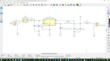 How to Design a 12V Input/ 5V,1A Output Power Supply System Schematic in KiCAD Part 1