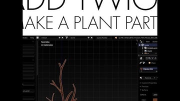 Daily Blender Tip 68 - Plant Part 2: Adding Twigs With Particles