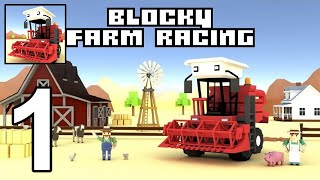 لعبة محاكاة المزرعة‏ Blocky Farm Racing & Simulator -‏ الاندرويد والايفون جيم بلاي part 1 screenshot 5