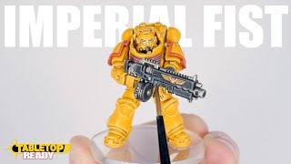 How To Paint Imperial Fists Space Marines | Painting Yellow Power Armour | Warhammer 40,000