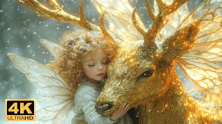 Elfae Lune Fairies & Winter Creatures In A Magical Snowy World 4K