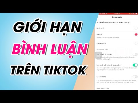 hình ảnh cách mở bình luận trên tiktok