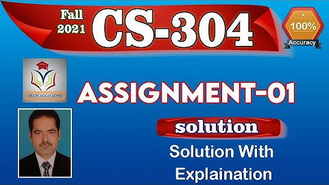 CS304 Assignment 1 Complete Solution Fall 2021 By Tech Solo Soft || OOP CS304 Assignment 2020