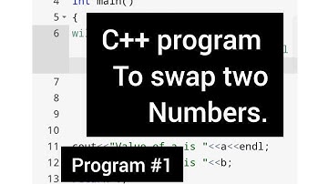 swap two numbers in C++ | ☑️ #shorts #cpp #shortvideo #coding #shortfeed