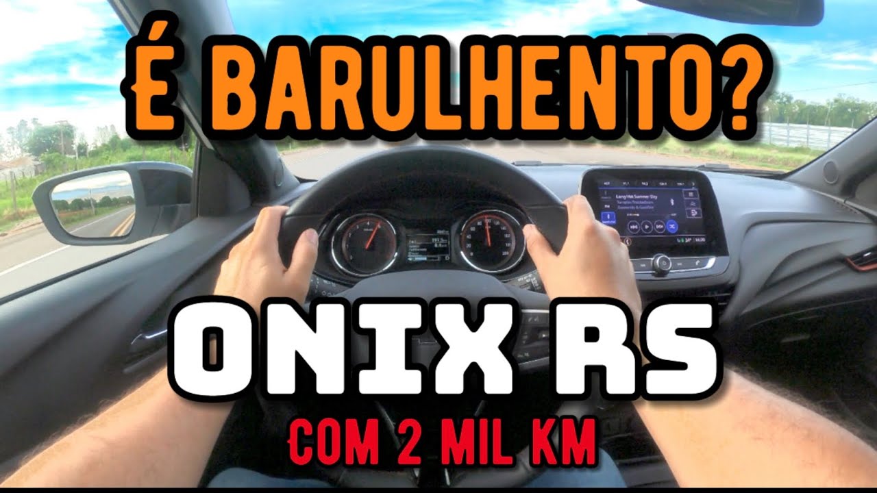 Chevrolet Onix RS - Acelerei tudo, passei em buracos, e rodovia - P.O.V - Point Of View