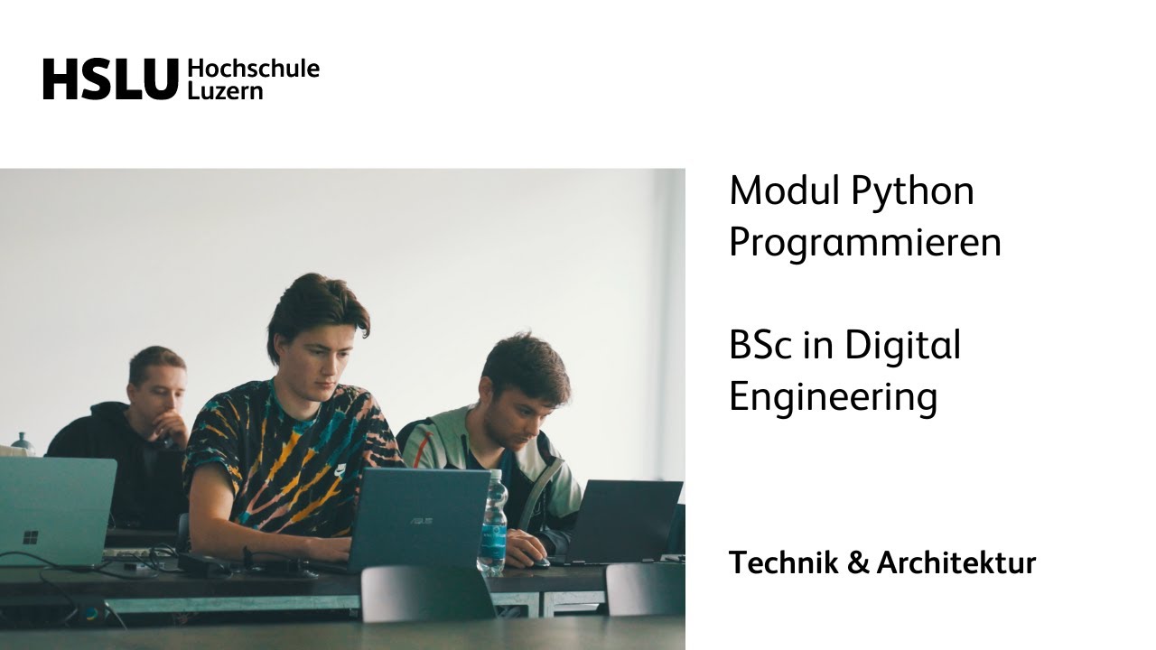 BSc in Digital Engineering | Modul Python Programmieren - YouTube