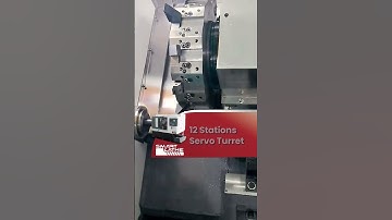 SL-46T CNC Lathe — Built for Shaft Machining with Servo Turret & Tailstock. #ShaftMachining