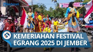 Kemeriahan Festival Egrang 2025 Di Jember Dihadiri Dua Wakil Menteri