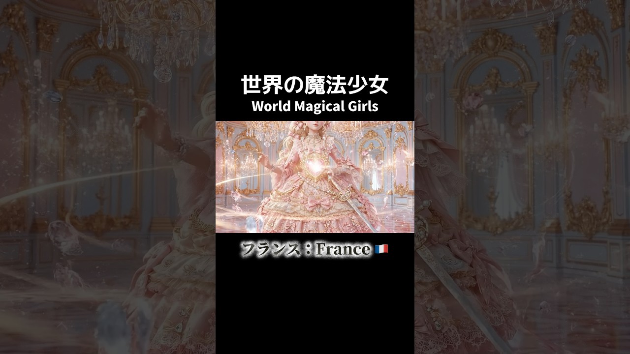 【前編】世界中の魔法少女たち🌍✨どれが好き？#魔法少女 #AI #ASMR #ファンタジー #satisfying #oddlysatisfying