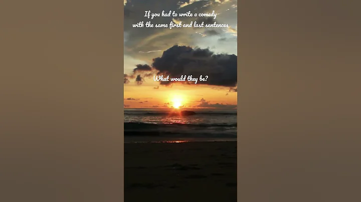 If you were writing a comedy with the same first and last sentences, what would you write✍️ #booktok