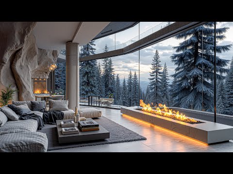 October Jazz In A Luxury Mountain Lounge Jazz Instruments And The Sound Of A Crackling Fireplace  October Jazz In A Luxury Mountain Lounge Jazz Instruments And The Sound Of A Crackling Fireplace