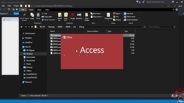 C# Connecting MS Access and Retrieving Data Part 1 |fb page: Programming|