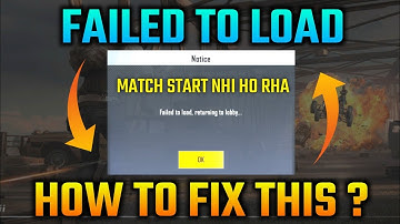 FAILED TO LOAD RETURNING TO LOBBY SOLVED PUBG MOBILE LITE || PUBG LITE FAILED TO LOAD PROBLEM ||
