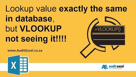 VLOOKUP Not working Error Message Solution- Next video below