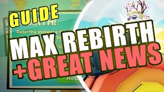 Race Clicker Max Rebirths and Announcement