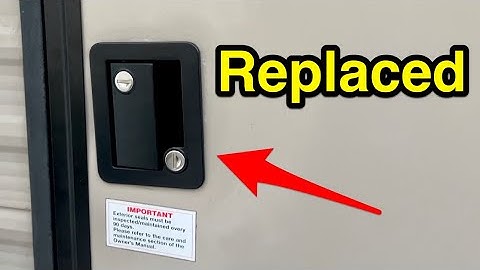 How to replace RV door lock (quick & easy)