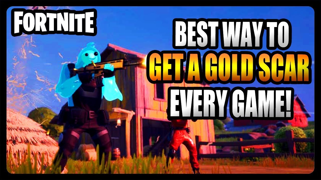 How To Get A Gold Scar Every Game In Fortnite Chapter 2 Fortnite Chapter 2 Youtube - fortnite gold scar roblox