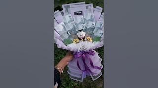 rekomendasi buket wisuda mix uang 2000 an #shorts