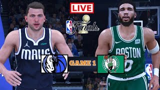 NBA Live Now! MAVERICKS vs CELTICS | FINALS GAME 1 | June 3, 2024 | NBA2K24 LIVE CPU VS CPU