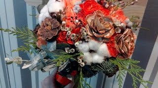 Зимний букет невесты для зимней свадьбы Зимний букет невесты для зимней свадьбы