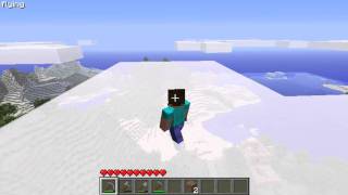 walking on clouds in minecraft NO MOD OR CHEAT!!!!!!!!!!!!!!!