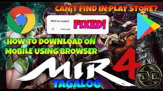 How to download MIR4 on Mobile using Browser How to download MIR4 on Mobile using Browser