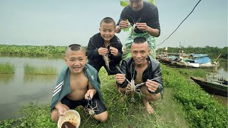 Bắt Tôm Trong Thời Tiết Lạnh Giá - Thăm Quê Hương Thái Bình