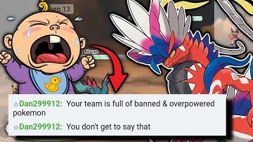 SALTY KID CRIES OVER USING AG POKEMONS IN AG | POKEMON SCARLET AND VIOLET