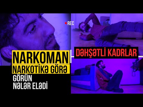 Lomka zamanı çəkilən kadrlar - Narkomanın malının vaxtı gələndə görün nələr edir | Nail Kəmərli