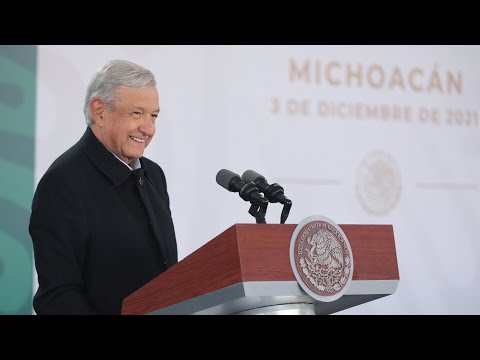 Bienestar y justicia, claves para pacificar a Michoacán. Conferencia presidente AMLO