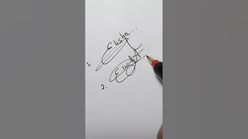 Elisha name style sign #trending #calligraphy #signature