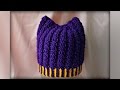 Шапка крпючком для начинающих. Hat crochet for beginners