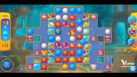 Fishdom. 3905 super hard level no boosters and diamonds