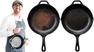 How To Clean A Cast Iron Pan (Without All The Mystery!) - Once Upon a Chef